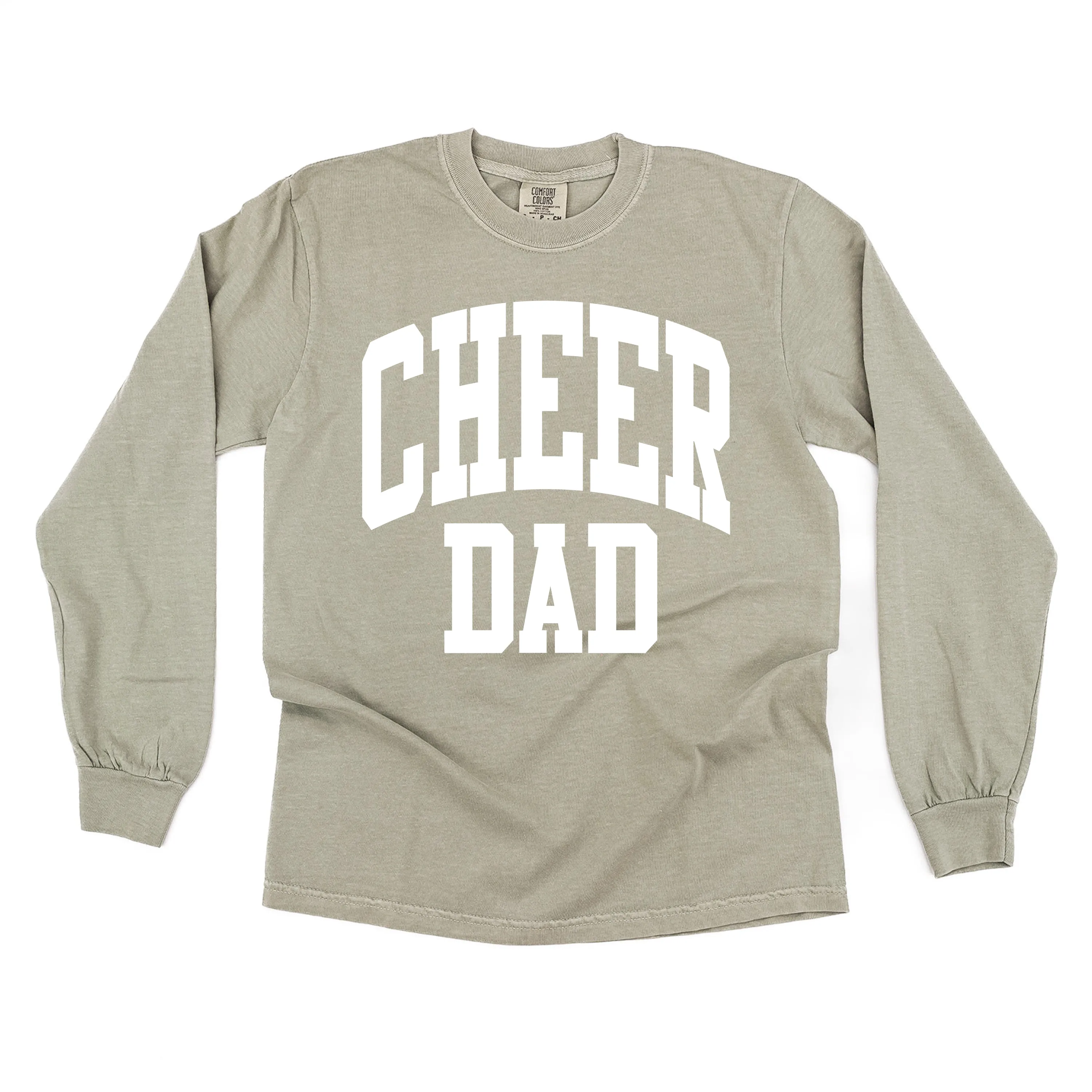 Varsity Style - CHEER DAD - LONG SLEEVE COMFORT COLORS TEE