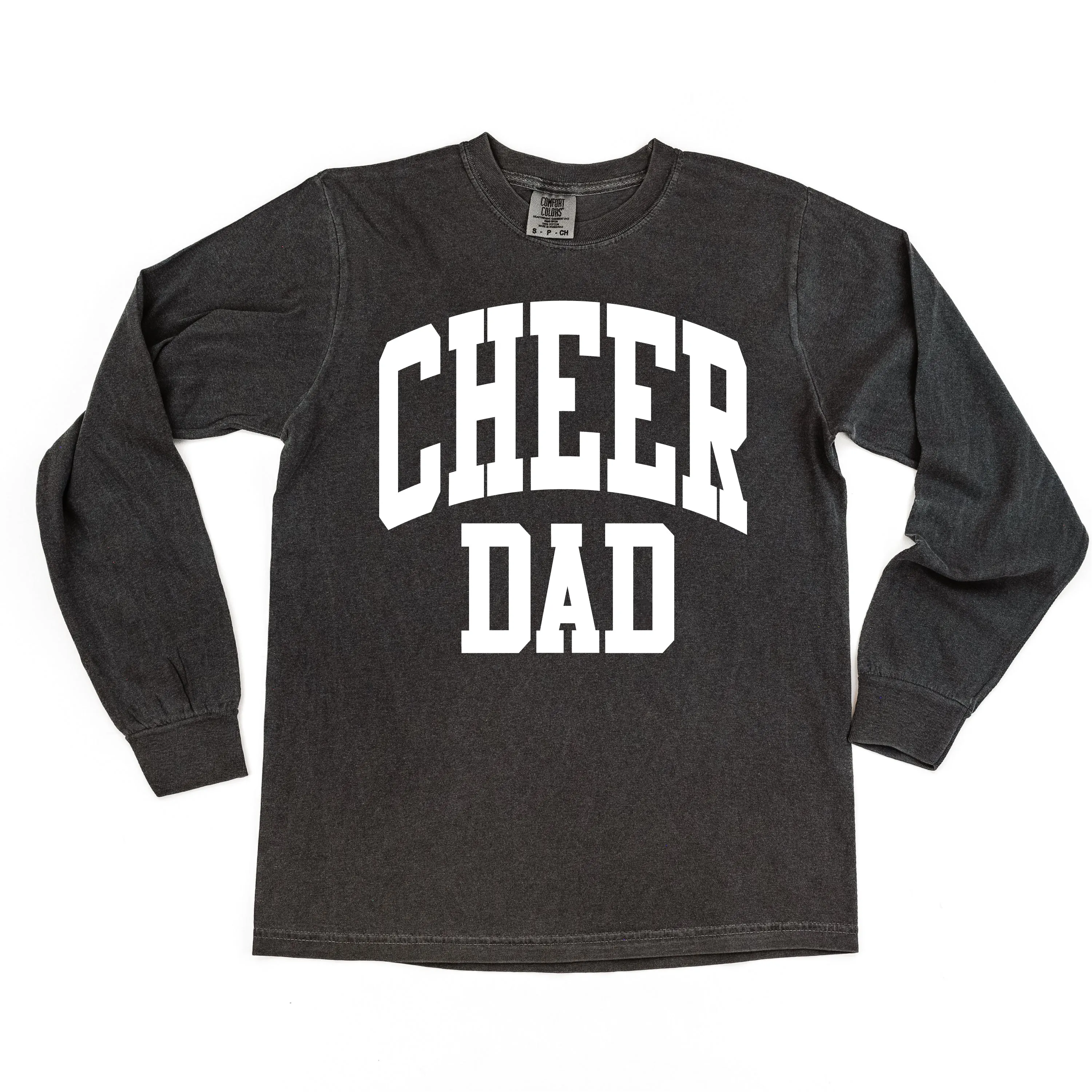 Varsity Style - CHEER DAD - LONG SLEEVE COMFORT COLORS TEE