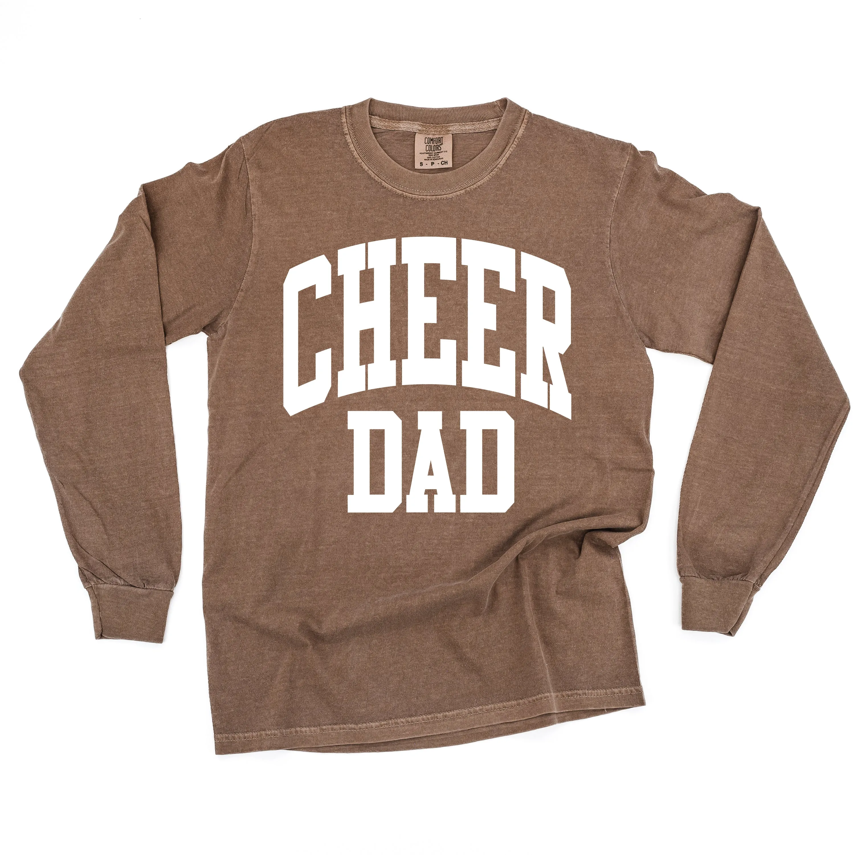 Varsity Style - CHEER DAD - LONG SLEEVE COMFORT COLORS TEE