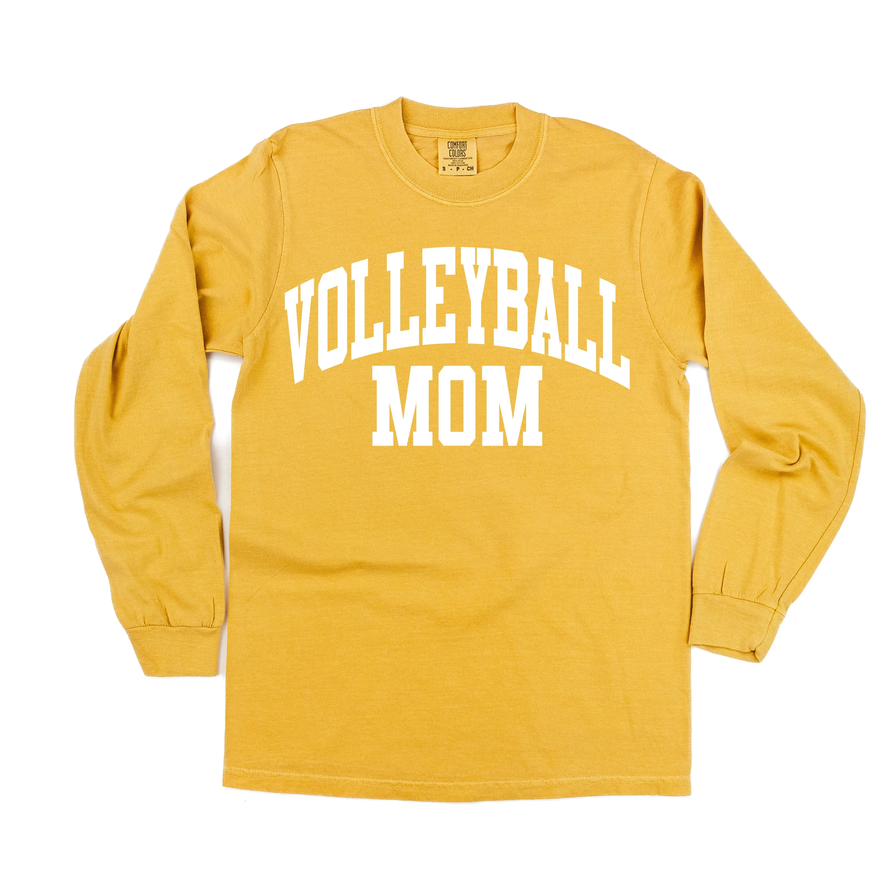 Varsity Style - VOLLEYBALL MOM - LONG SLEEVE COMFORT COLORS TEE