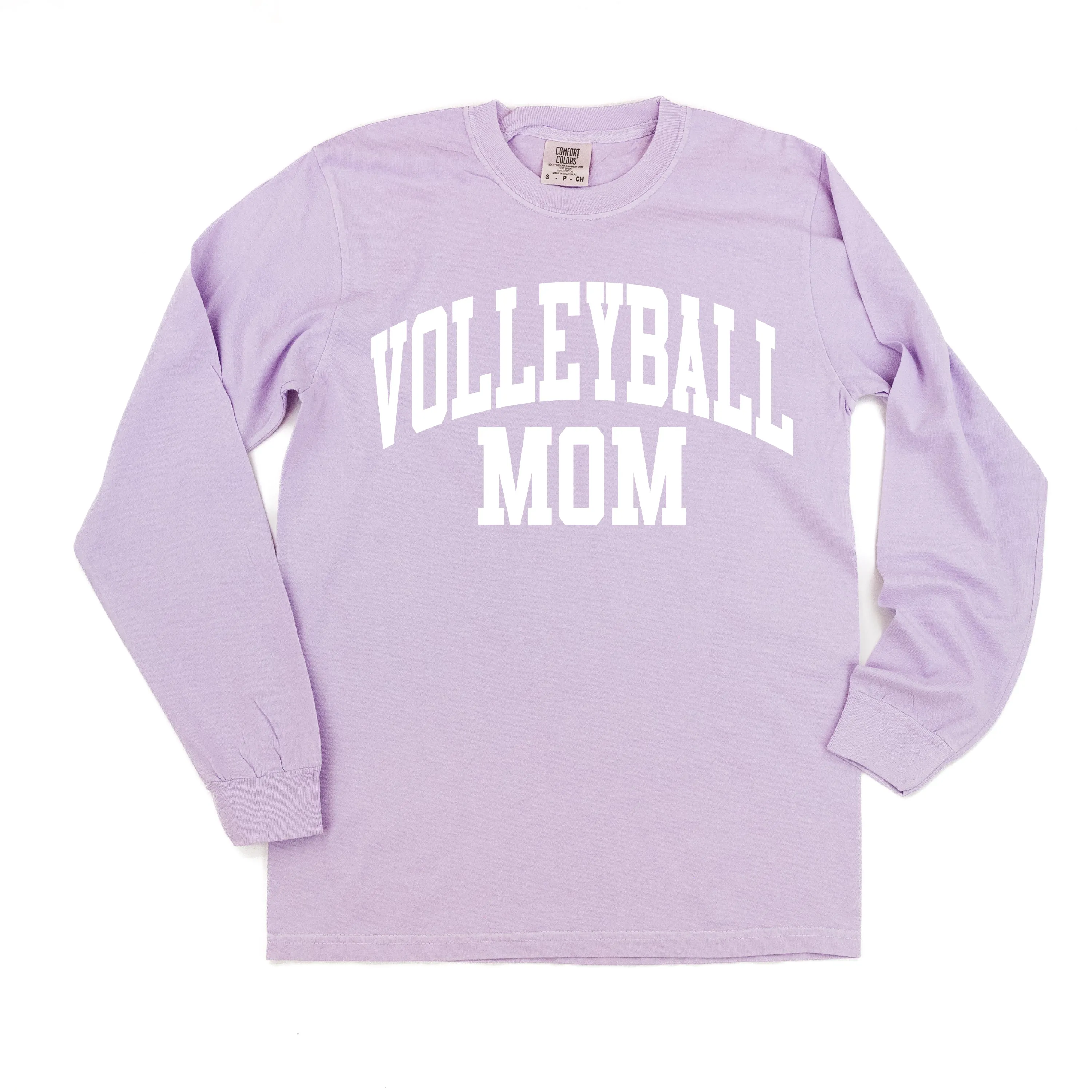 Varsity Style - VOLLEYBALL MOM - LONG SLEEVE COMFORT COLORS TEE