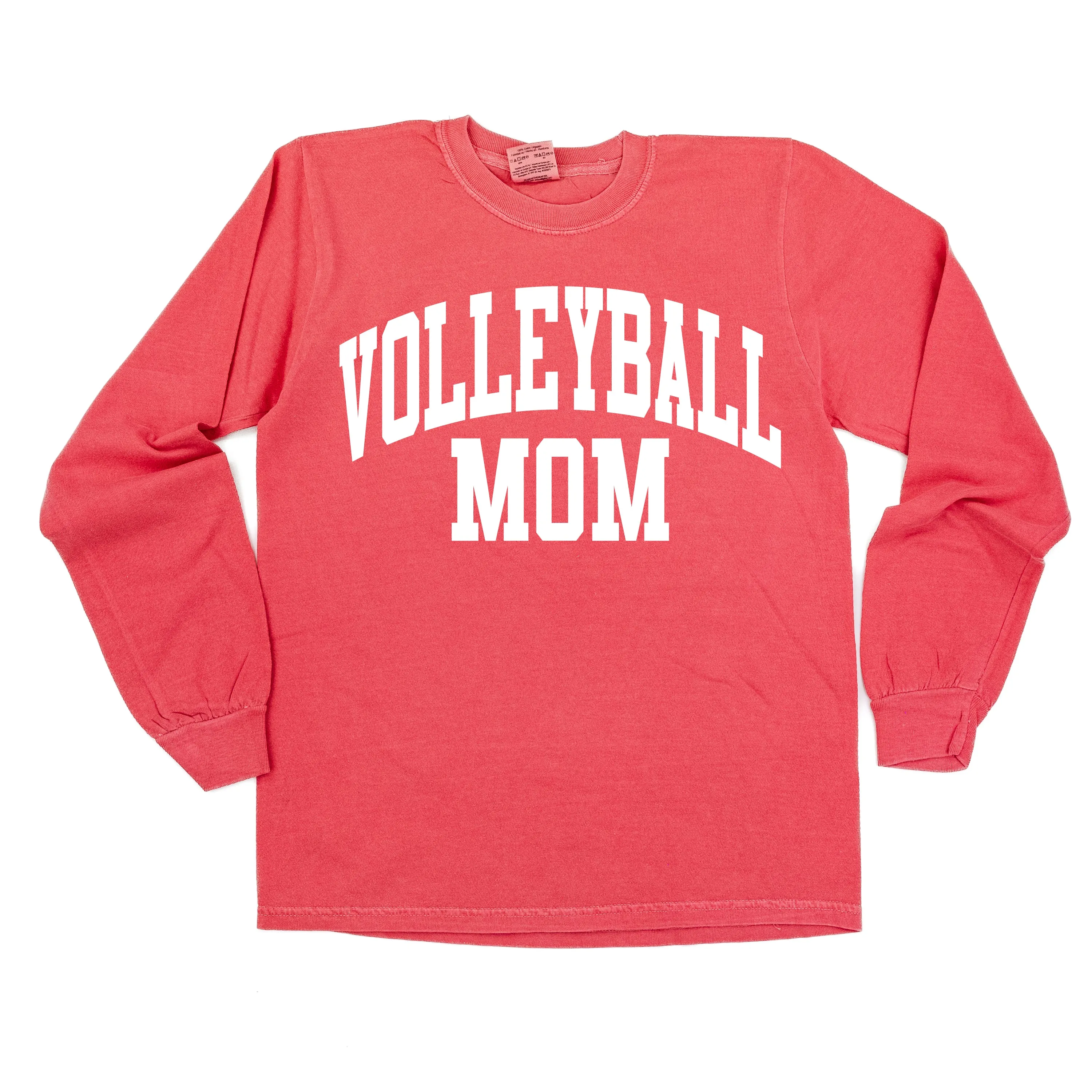 Varsity Style - VOLLEYBALL MOM - LONG SLEEVE COMFORT COLORS TEE