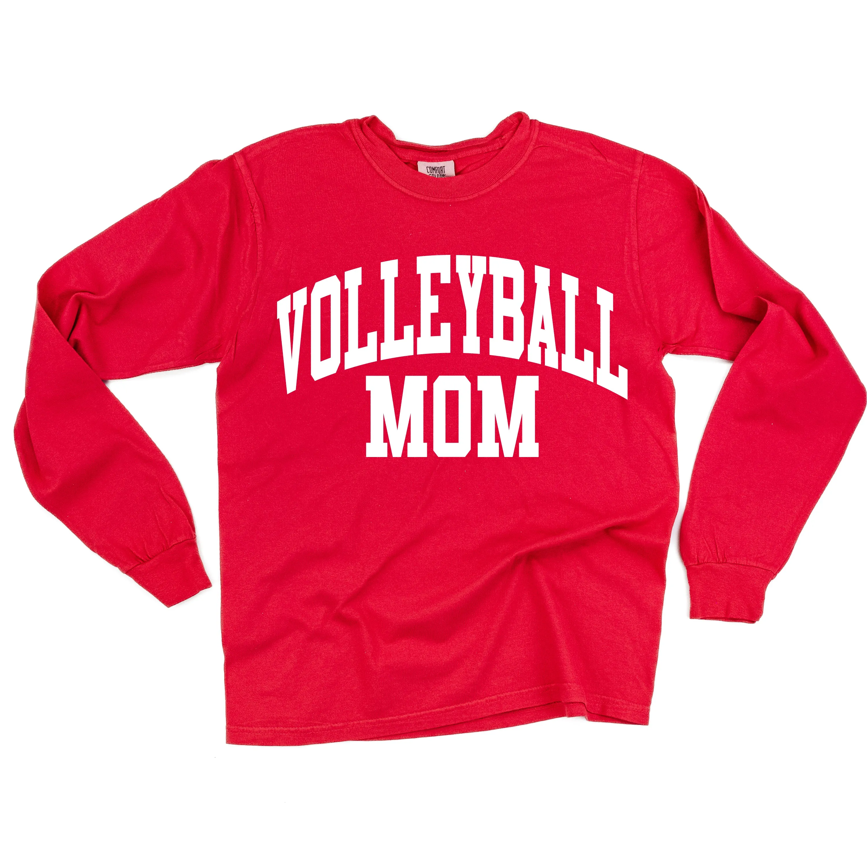 Varsity Style - VOLLEYBALL MOM - LONG SLEEVE COMFORT COLORS TEE