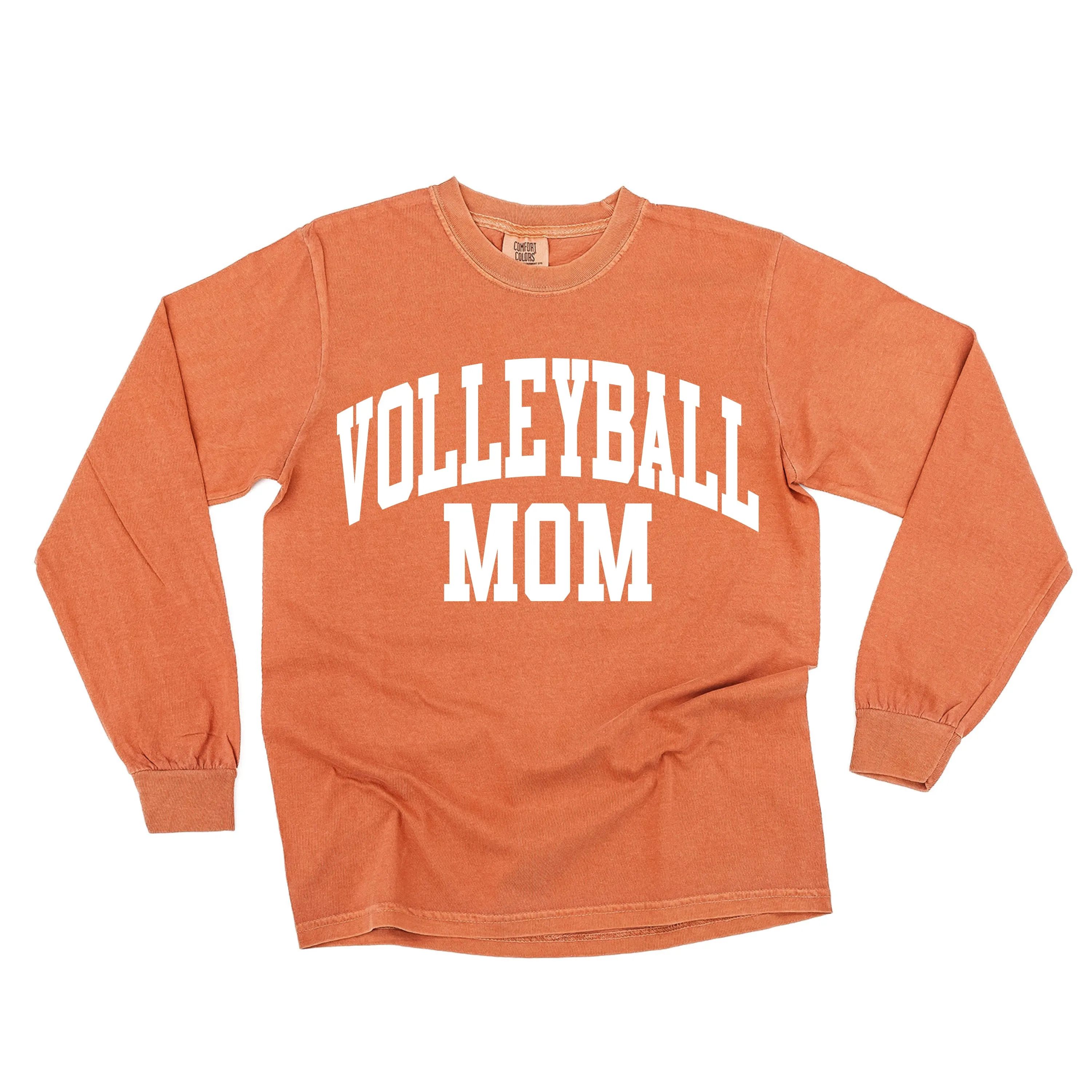 Varsity Style - VOLLEYBALL MOM - LONG SLEEVE COMFORT COLORS TEE