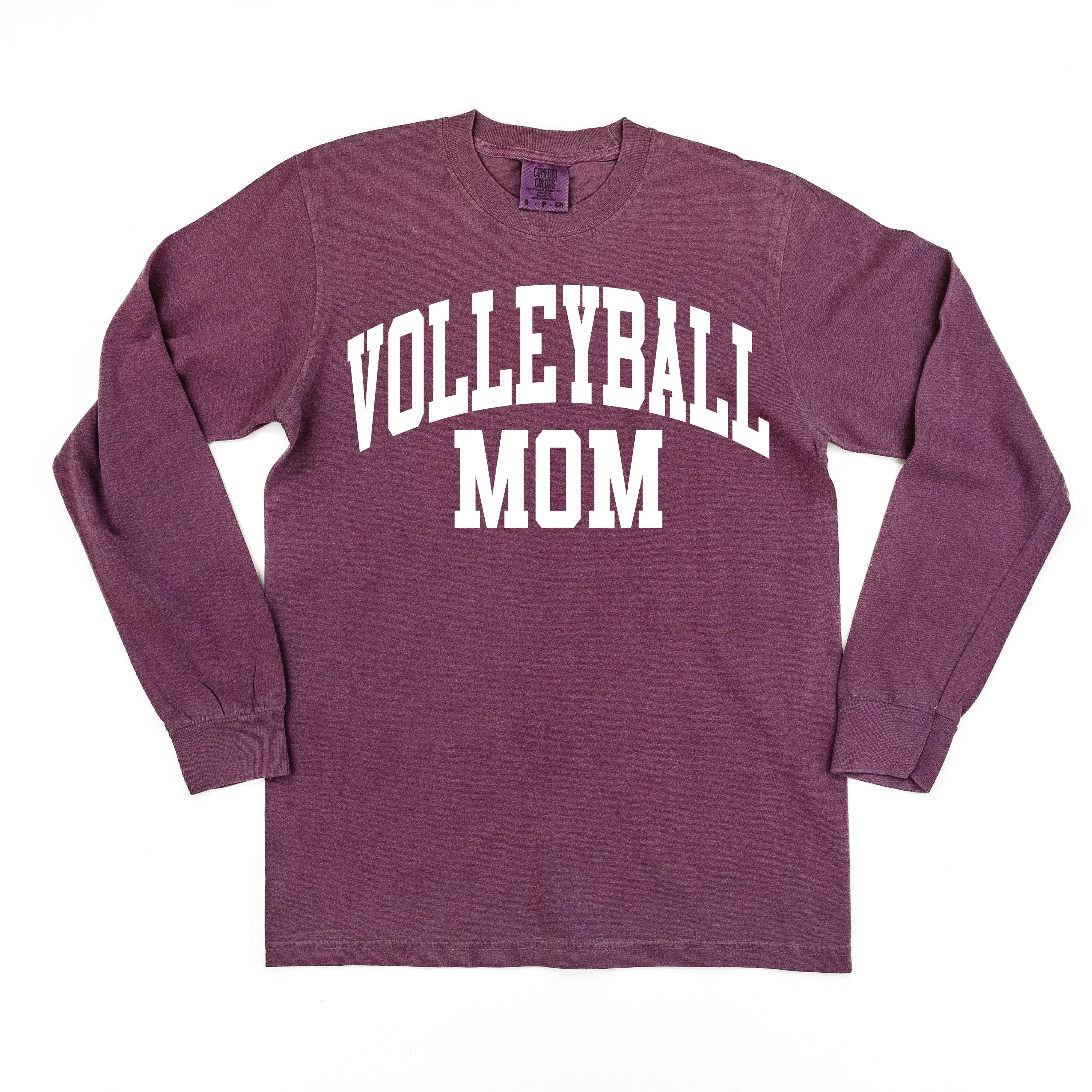 Varsity Style - VOLLEYBALL MOM - LONG SLEEVE COMFORT COLORS TEE