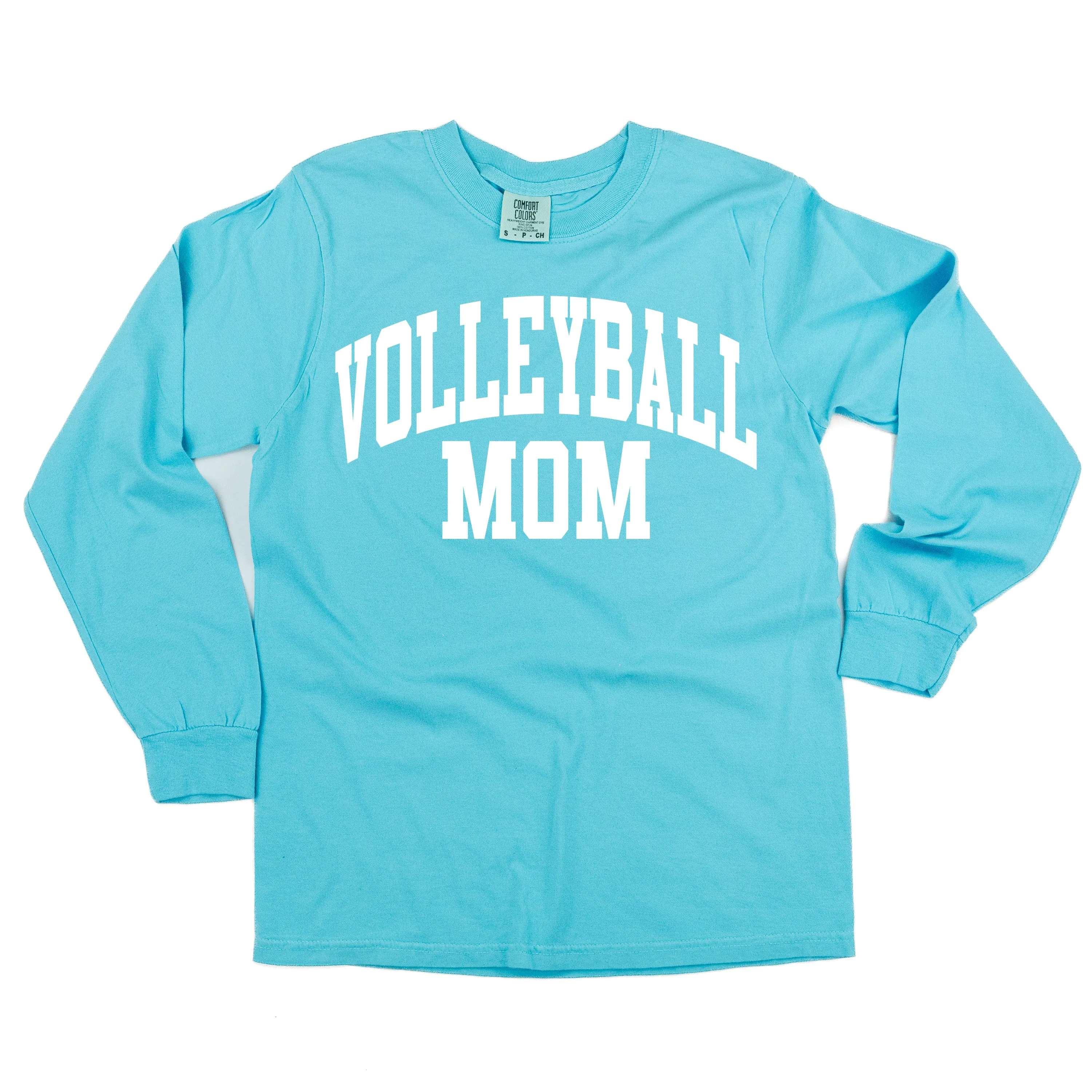 Varsity Style - VOLLEYBALL MOM - LONG SLEEVE COMFORT COLORS TEE