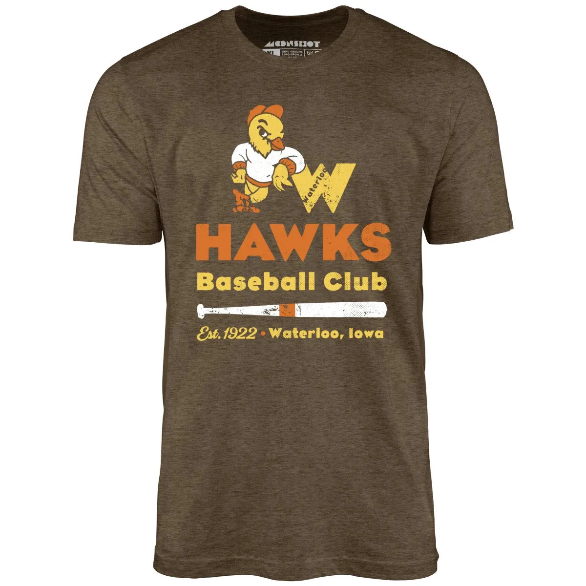 Waterloo Hawks - Iowa - Vintage Defunct Baseball Teams - Unisex T-Shirt