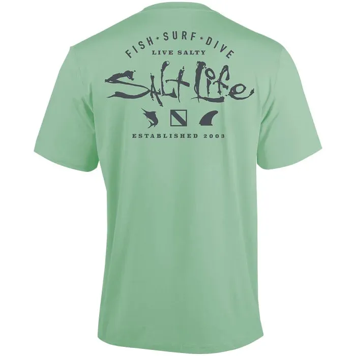 Watermans Trifecta Performance Pocket Tee-Sage Green