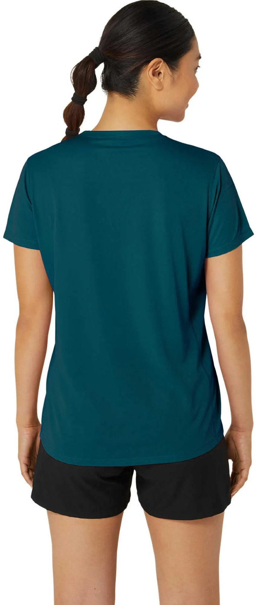 Women's Silver Short Sleeve Top